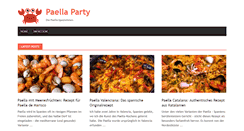 Desktop Screenshot of paella-party.de